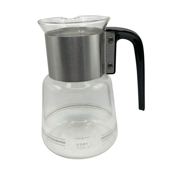 Vintage MCM CORY DGPL-4 8 Cup Glass Coffee Brewer/Maker Replacement Carafe - Picture 1 of 5